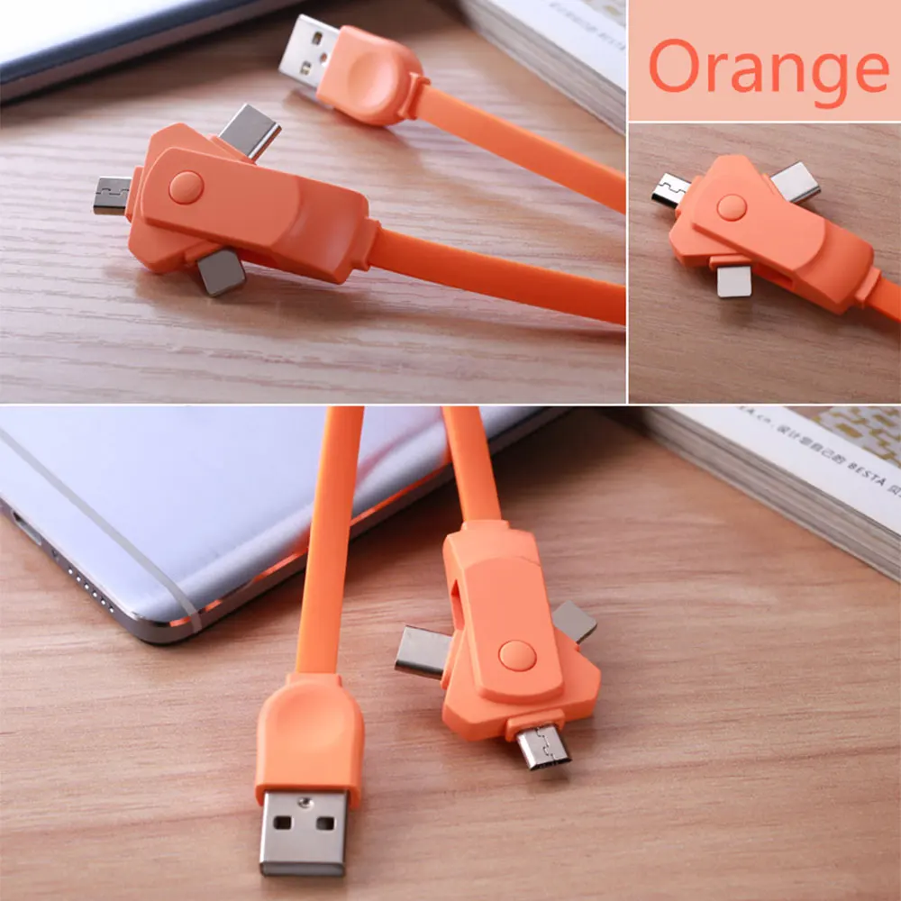 KISSCASE 3 в 1 usb type C Micro usb type-c кабель для iPhone 7 Xr Быстрый Кабель зарядного устройства usb C кабель для Xiaomi Redmi; Huawei samsung