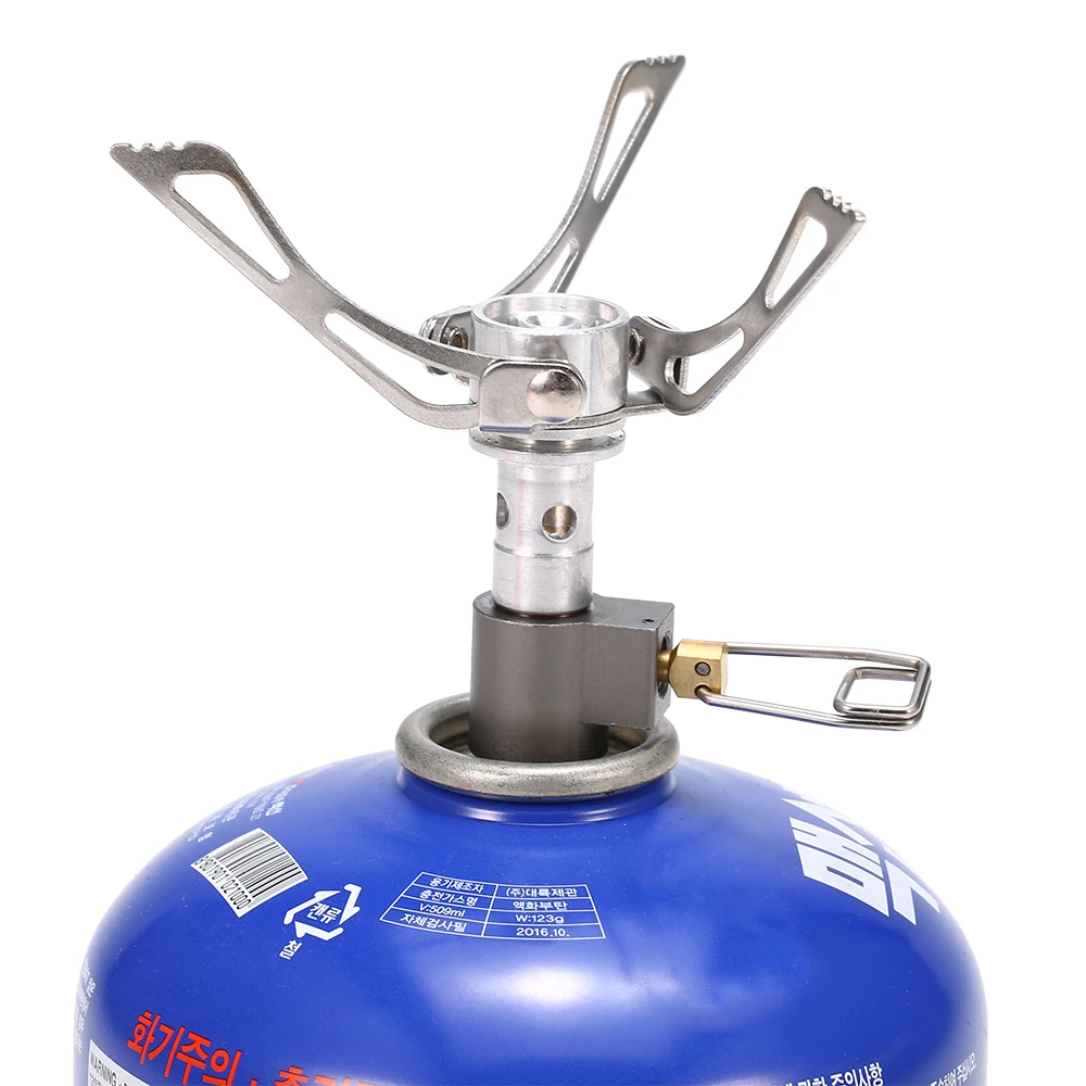 Lixada Складная газовая плита для кемпинга супер легкая складная походная Мини