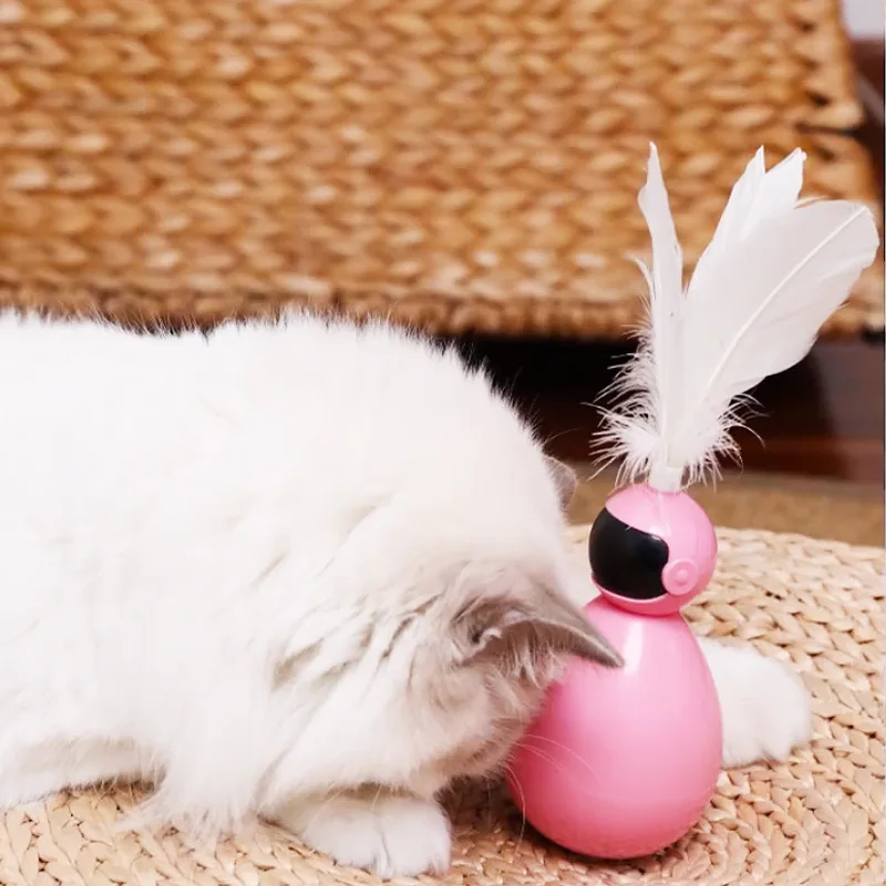 

The new robot tumbler self-healing cat toy swing ball funny cat stick non-electric Balls pet toys