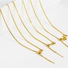 NYMPH 100% Настоящее 18K золотое ожерелье, изысканные ювелирные изделия, чистая твердая AU750 Регулируемая цепочка для ключицы для женщин, подарки на годовщину X546