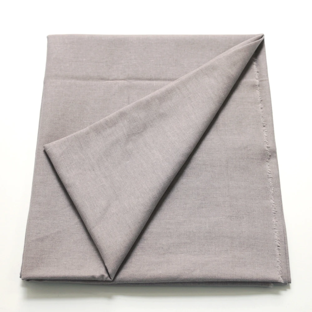 Светильник-серый хлопковый Льняной текстиль для кукол ткань шитья сделай сам 50