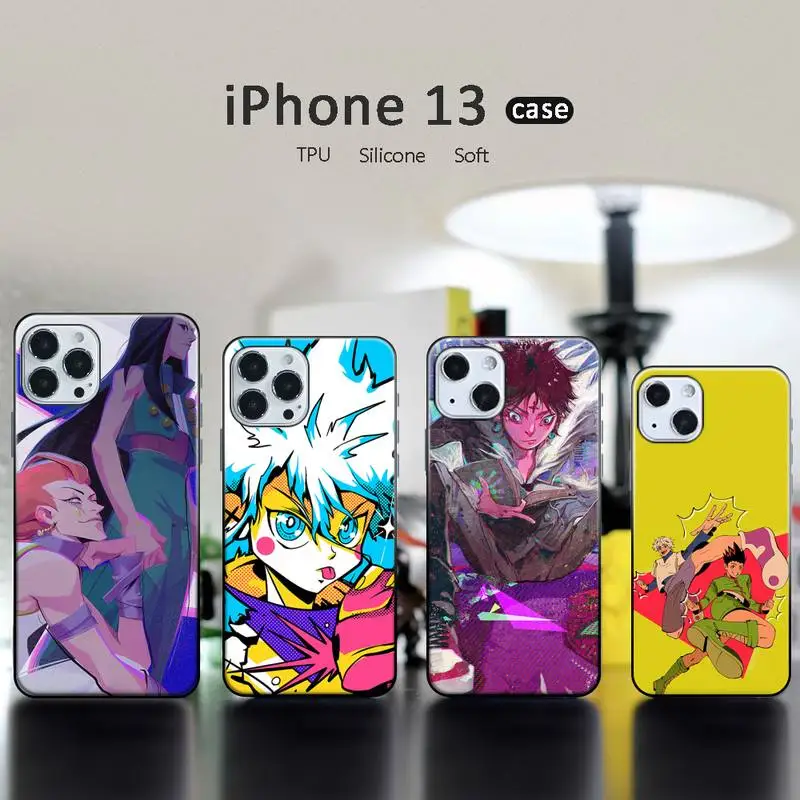 

Hunter x Hunter Phone Case for iphone 13 12 11 pro mini XS max 6 6s 7 8 plus X XR soft TPU coque shell funda Anime Cartoon Funda
