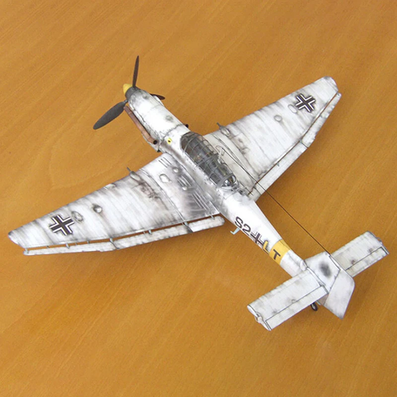 1:33 Германия Ju-87 модель самолета бомбардировщика 3D бумажная модель космическая библиотечная Бумага Ремесло картонный дом для детей бумажные игрушки