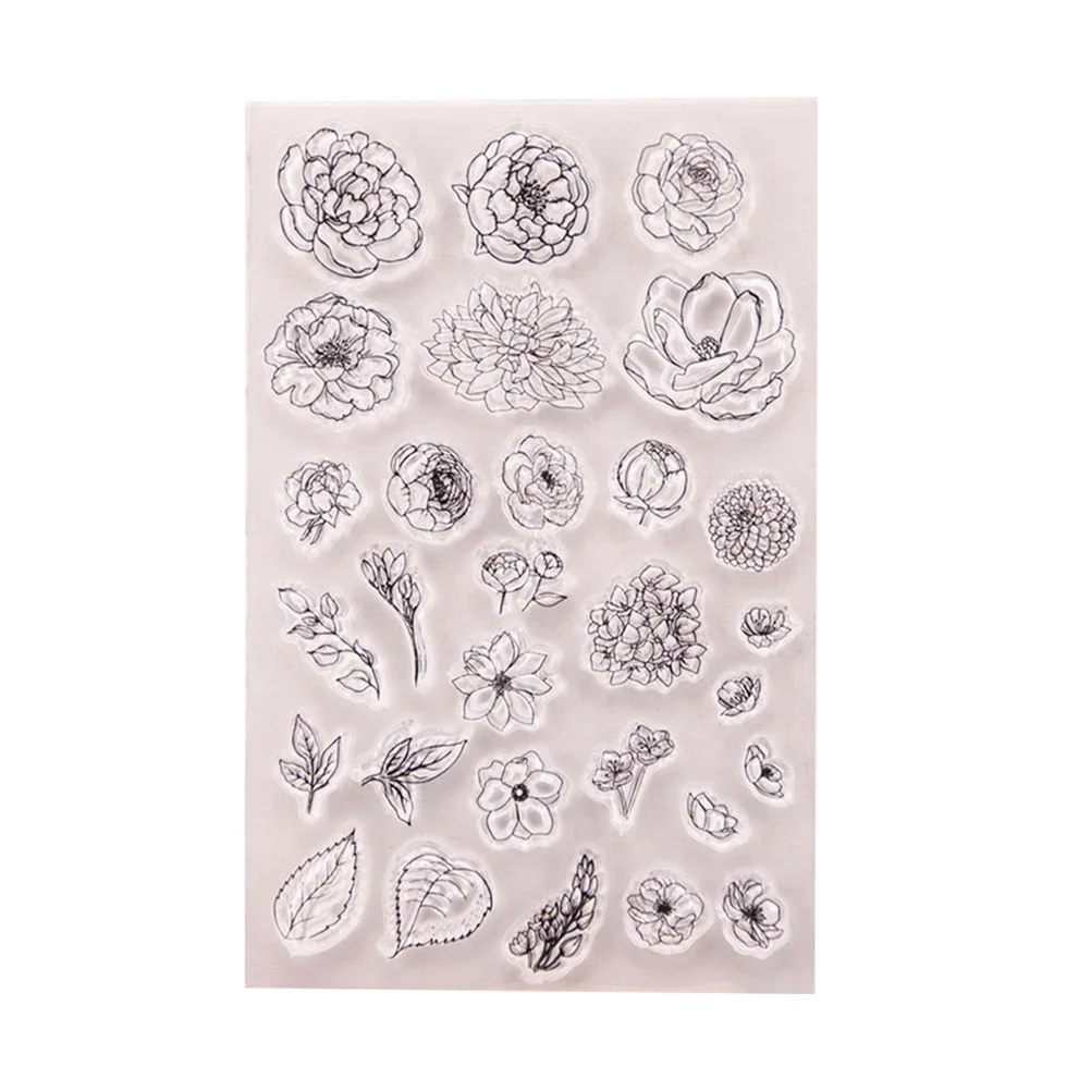 Многоразовые тонкие прозрачные штампы для скрапбукинга печати фотоальбома