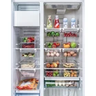 Органайзер для холодильника с выдвижным ящиком 148 отделений, прозрачный контейнер для хранения в холодильнике, контейнеры для кладовой, морозильной камеры