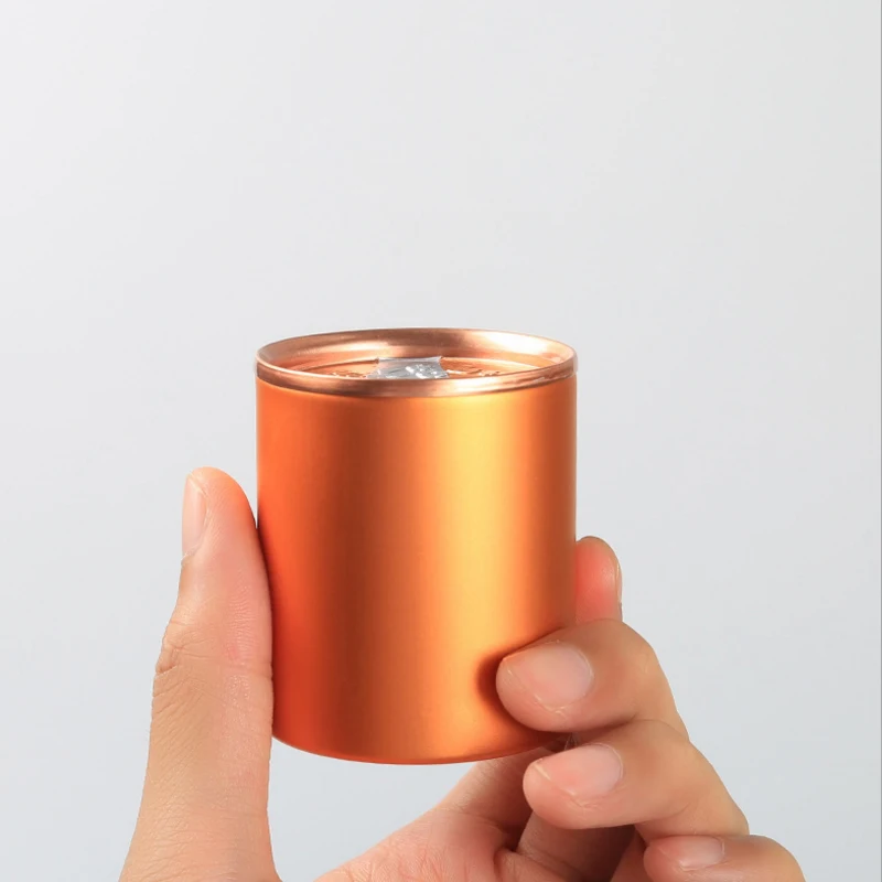 Маленькие металлические алюминиевые Герметичные банки портативная дорожная