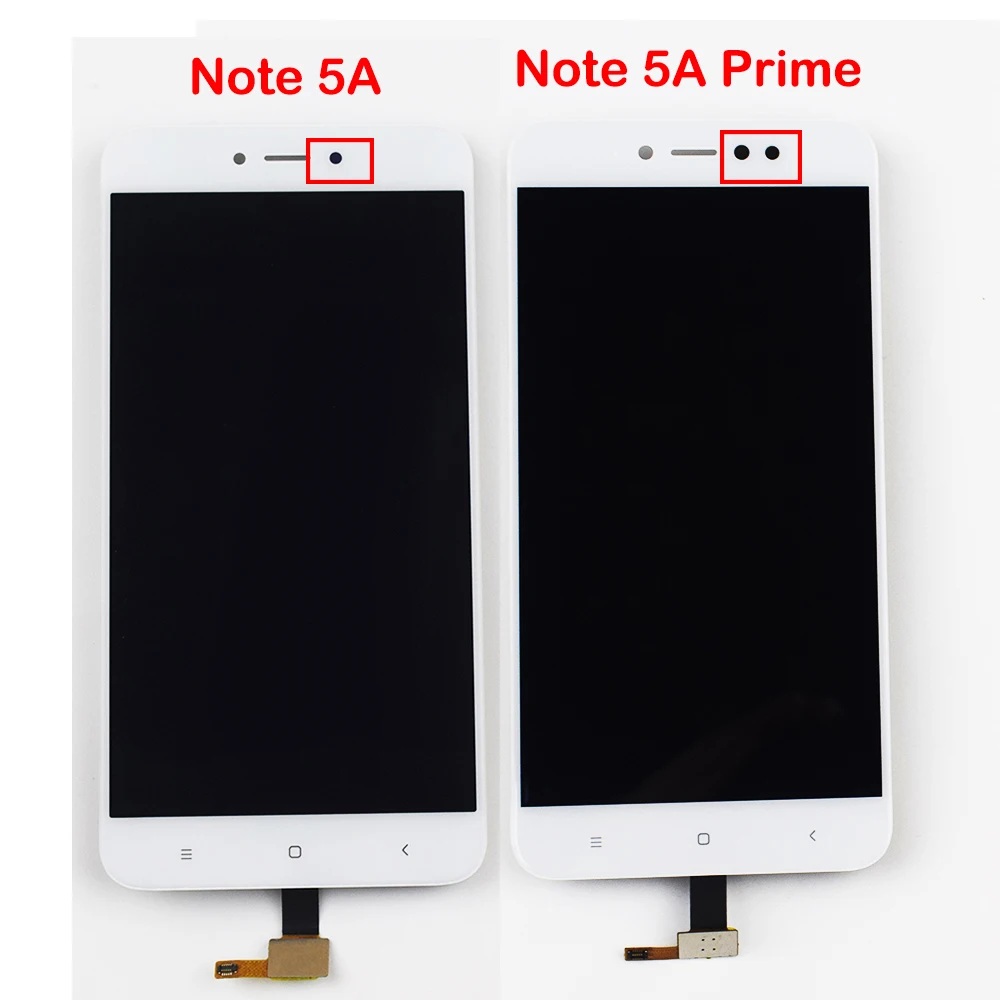 Для Xiaomi Redmi Примечание 5A Prime Note5A MDG6S ЖК сенсорный экран дигитайзер сенсорная стеклянная панель+ ЖК-дисплей модуль в сборе рамка