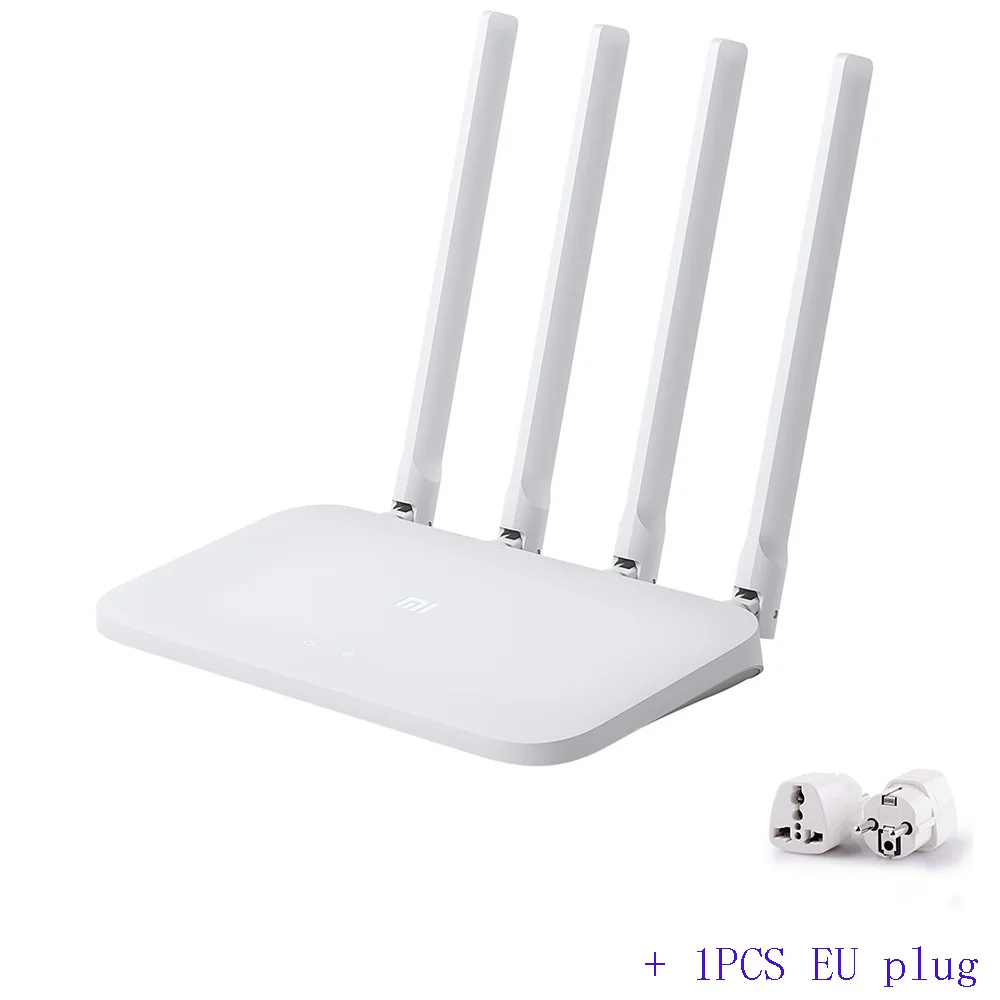 4c and EU plug Xiaomi mi Wifi роутер 4C высокоскоростной Wifi через стену King Home интеллектуальный анти-mi te сеть 100 Мега волоконно-оптический маршрутизатор - Цвет: 4c and EU plug