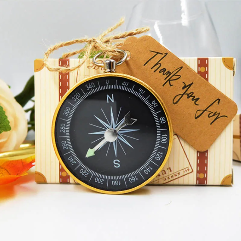 Благосклонности венчания коробки конфеты Karft Бумага подарок Коробки компас с