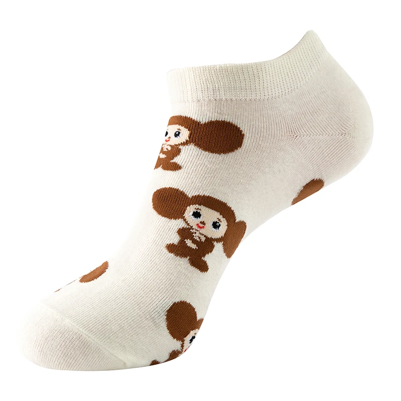 

4pairs Combed Cotton Fashion Hip Hop Man woman Oil Painting Socks Harajuku Skateboard outer space Happy love Socks Funny animal