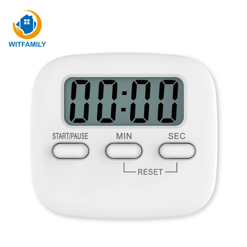 Будильник с цифровым ЖК дисплеем настольные квадратные часы таймером для