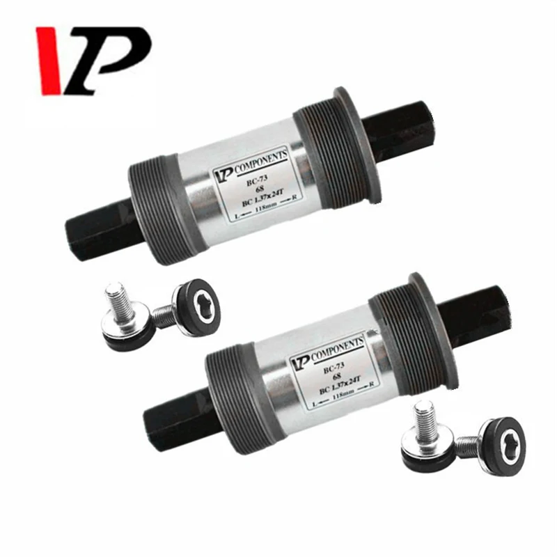 

VP Components BC-73 Bike BB Bottom Bracket Set Square Hole Bearing 68 x 103/107/110.5/113/115/118/120mm BC1.37X24T