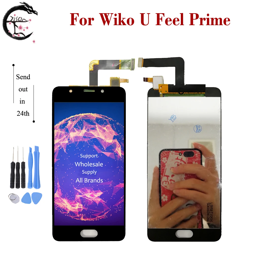 ЖК дисплей для Wiko U Feel Lite Ufeel Prime feel Fab/GO сенсорный датчик дигитайзер в сборе замена
