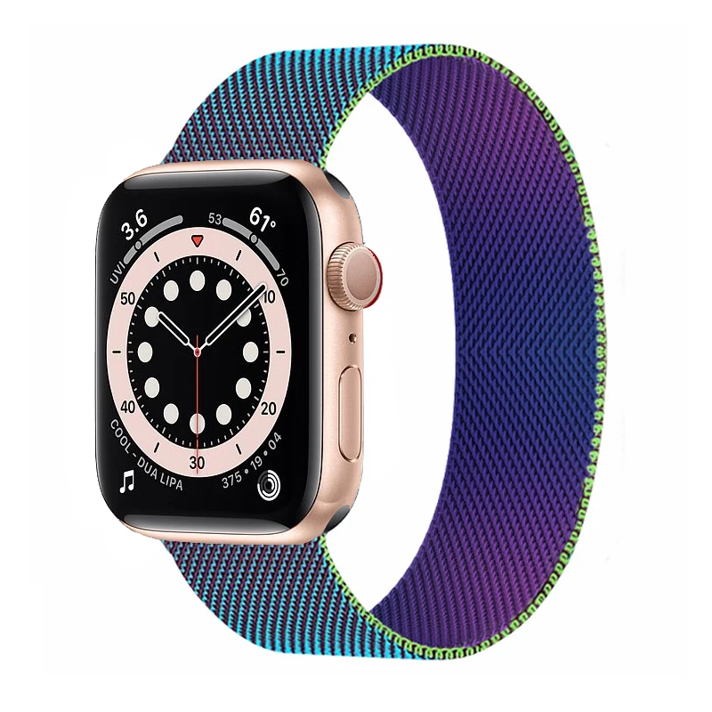 

Milanese Loop Stainless Steel Bracelet For Apple Watch Watchband 38mm 40mm 42mm 44mm Strap For iWatch Series 3 4 5 6 se Band