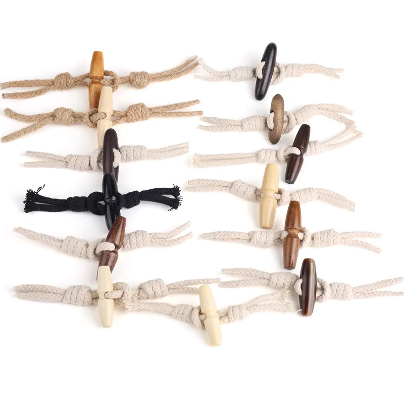 Натуральная деревянная Роговая пуговица для пальто куртка большие деревянные