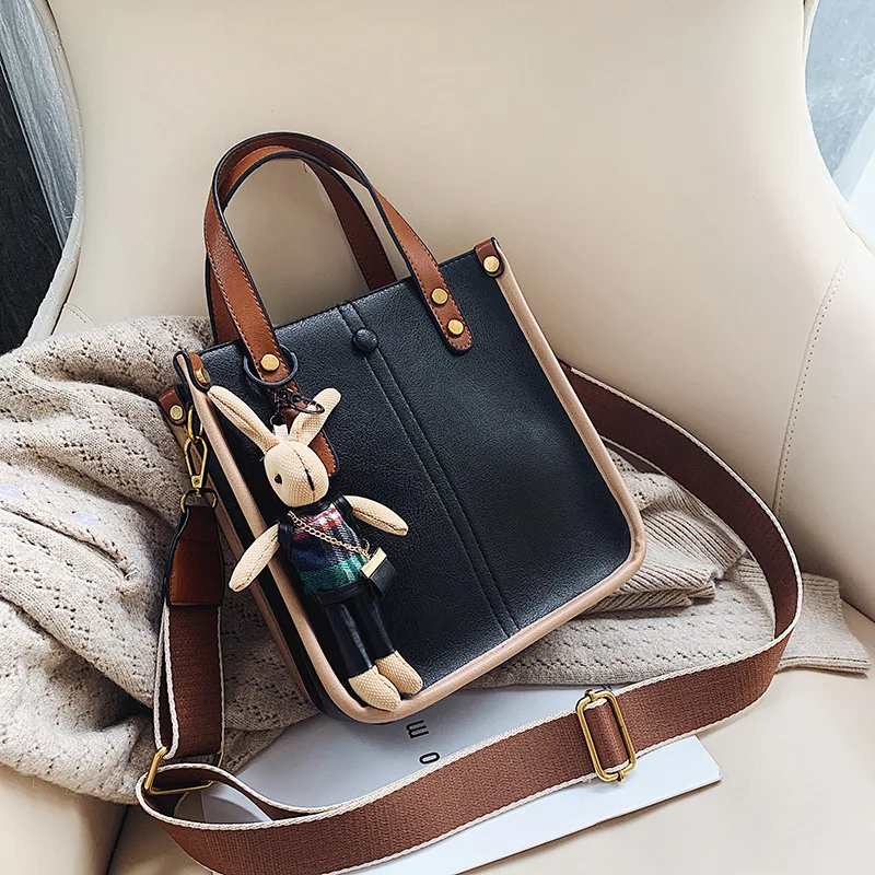 

WEIXIER Women Handbags Tote Shoulder Bags for Women Large PU Leather Top Handle Satchel Messenger Bag Handbag Brown V6-03