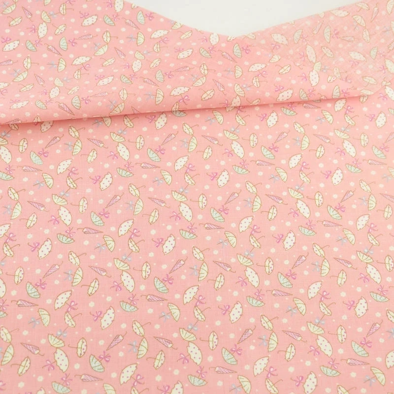 Хлопчатобумажная ткань с изображением зонта из мультфильма Лоскутная Ткань