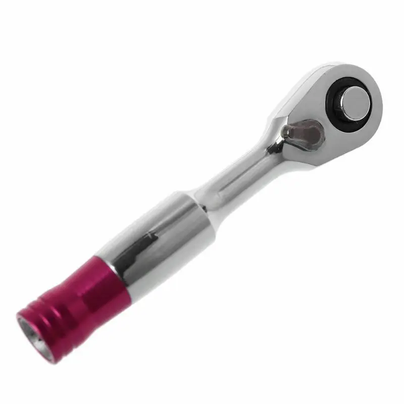 

1pc 1/4\" Mini Ratchet Wrench Single-Ended Torque Wrench Repair Tools Supplies