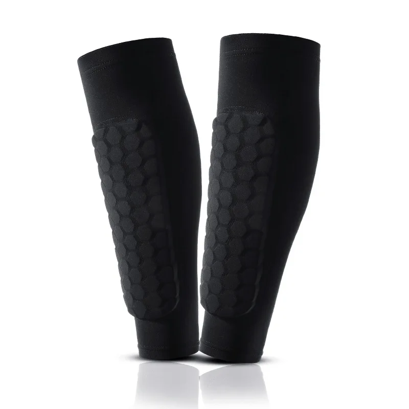 

Outdoor Sports Running Cycling Leg Protection Equipment Set Honeycomb Anti-collision EVA Football Leg Socks Knee Pads