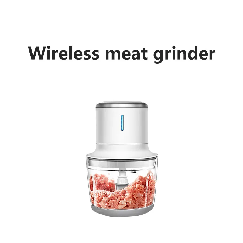 

Беспроводная Мясорубка Donlim, бытовой электрический маленький Многофункциональный миксер для мяса, Детская вспомогательная пищевая обработ...