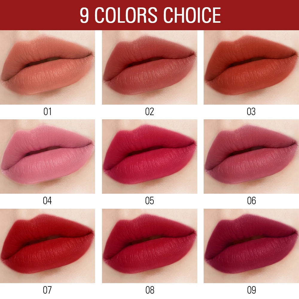 SACE LADY Шелковая матовая губная помада макияж 9 цветов водостойкая стойкая
