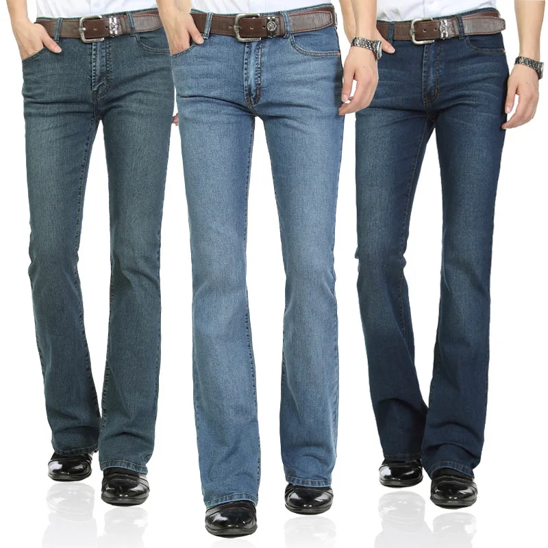 Мужские облегающие джинсы Idopy в деловом стиле со средней посадкой