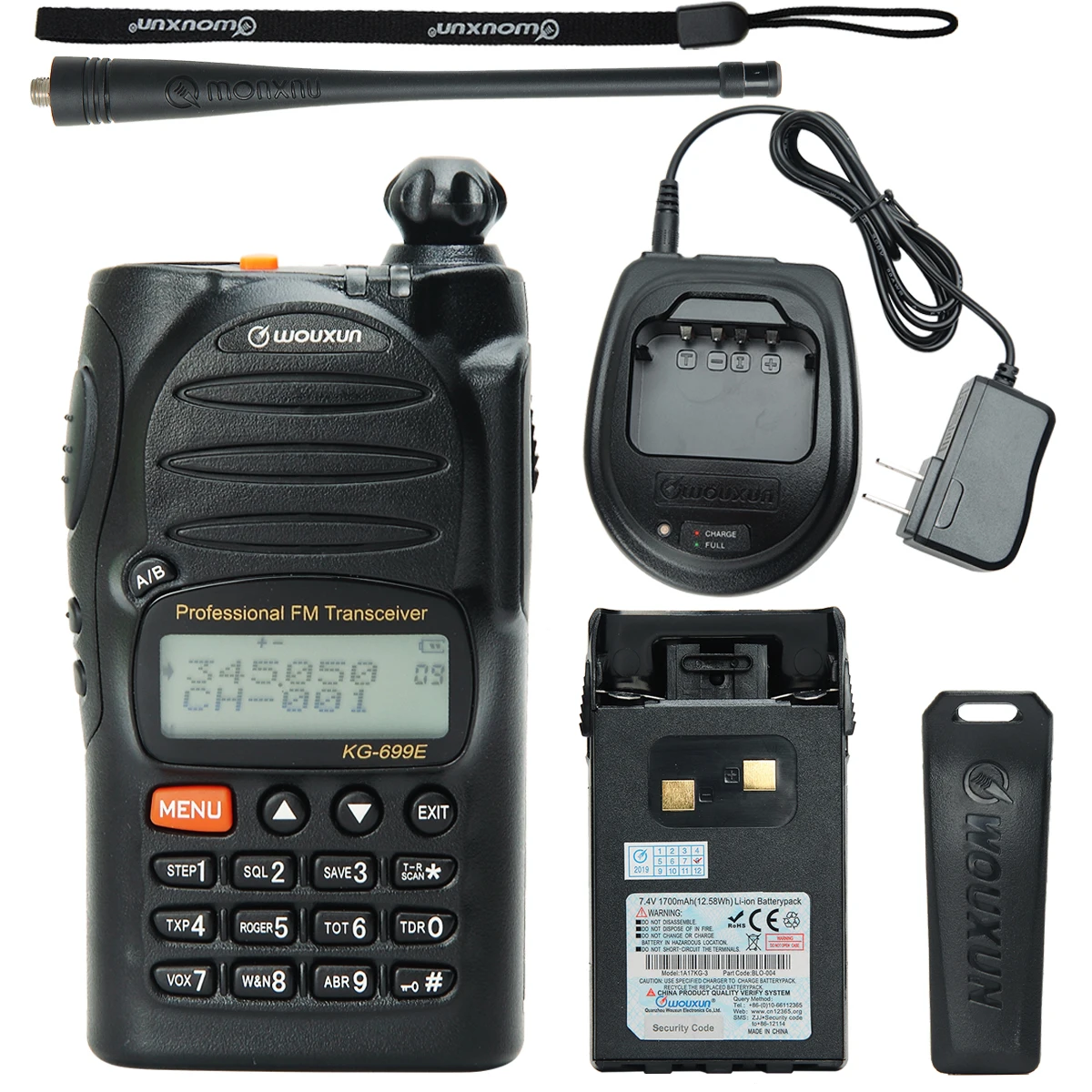 Телефон-рация wou300-350 МГц водонепроницаемость IP55 DTMF 5 Вт 1700 мАч | Мобильные телефоны
