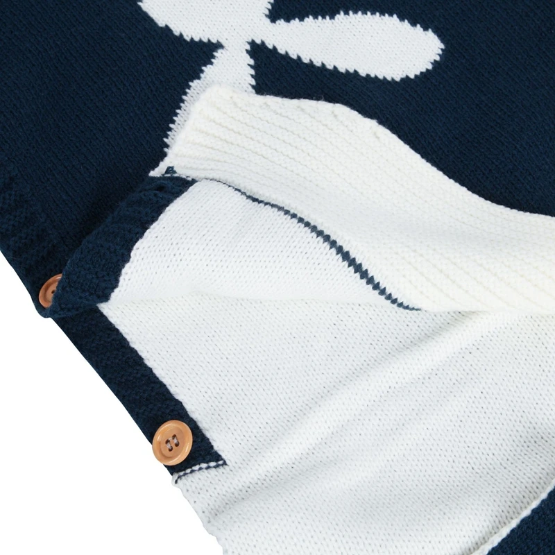 Newborn Infant Baby Sleeping Bag Winter Warm Button Knit Swaddle Wrap Swaddling Stroller Toddler Rabbit Blankets | Мать и ребенок