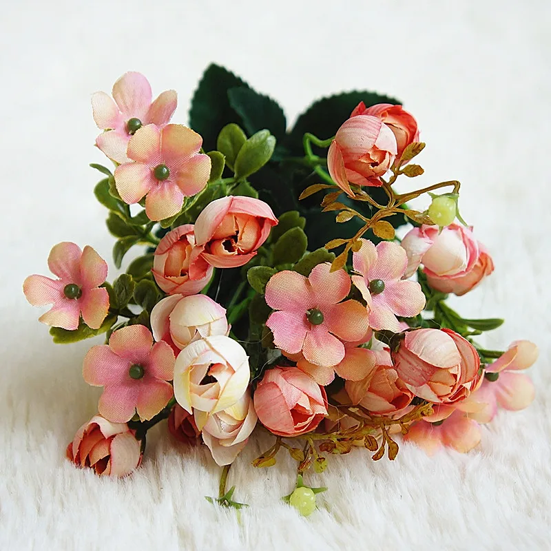 Искусственный цветок имитация цветов украшение для дома гостиной свадьбы | Дом и