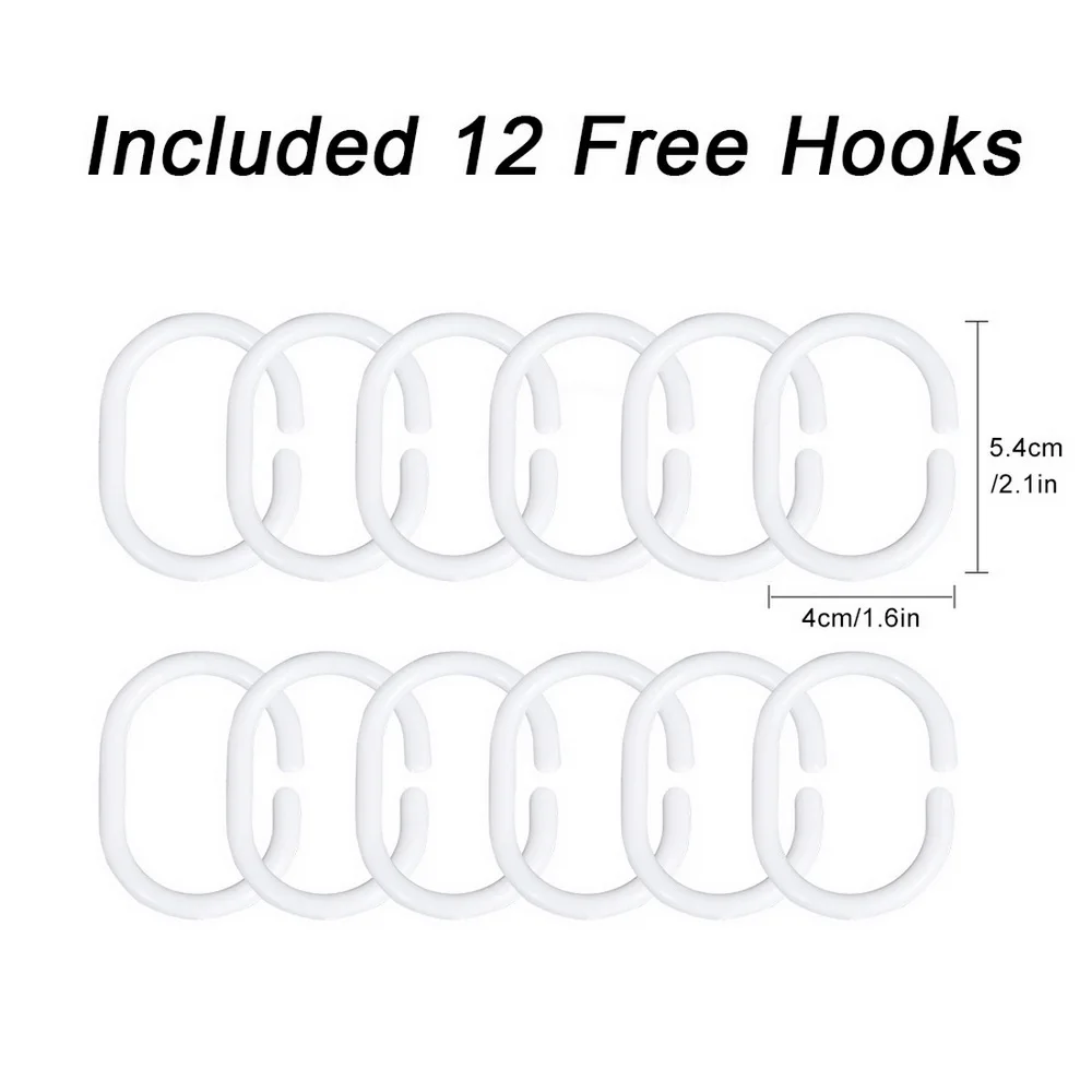 Новинка 2019 3D прозрачная Водонепроницаемая Штора для ванной комнаты современный