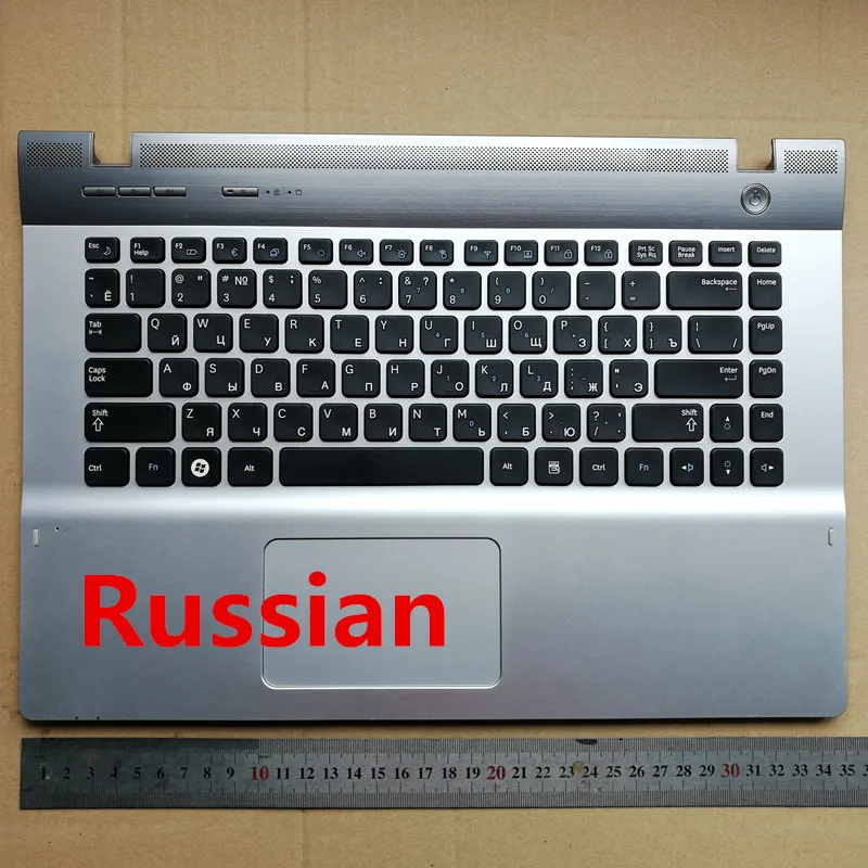 Russian/Arab  new laptop keyboard with touchpad plamrest  for samsung QX410 QX411 NP-QX411 BA75-02663C russian