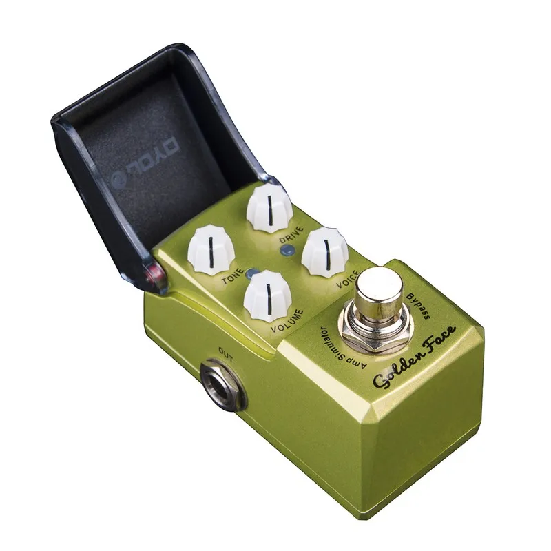 

JOYO JF-308 Golden Face Amp Simulator Effects Guitar Pedal True Bypass Mini Effect Pedals Mini Stompbox Guitar Parts Accessories