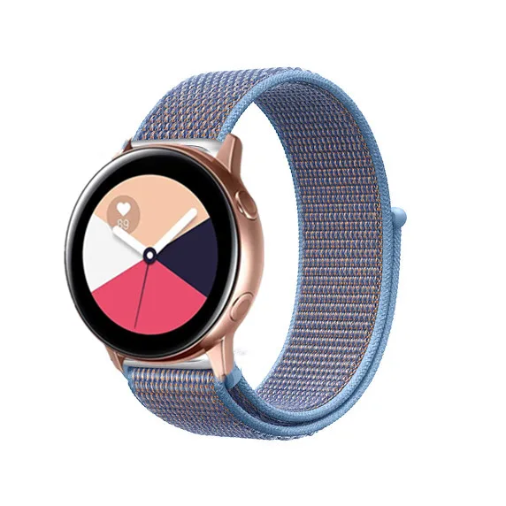 Huawei GT 2 нейлоновый ремешок для samsung Galaxy 42 мм 46 мм Active 2 gear S2 S3 20 мм 22 мм Sport Loop Huami Amazit GTR Bip браслет