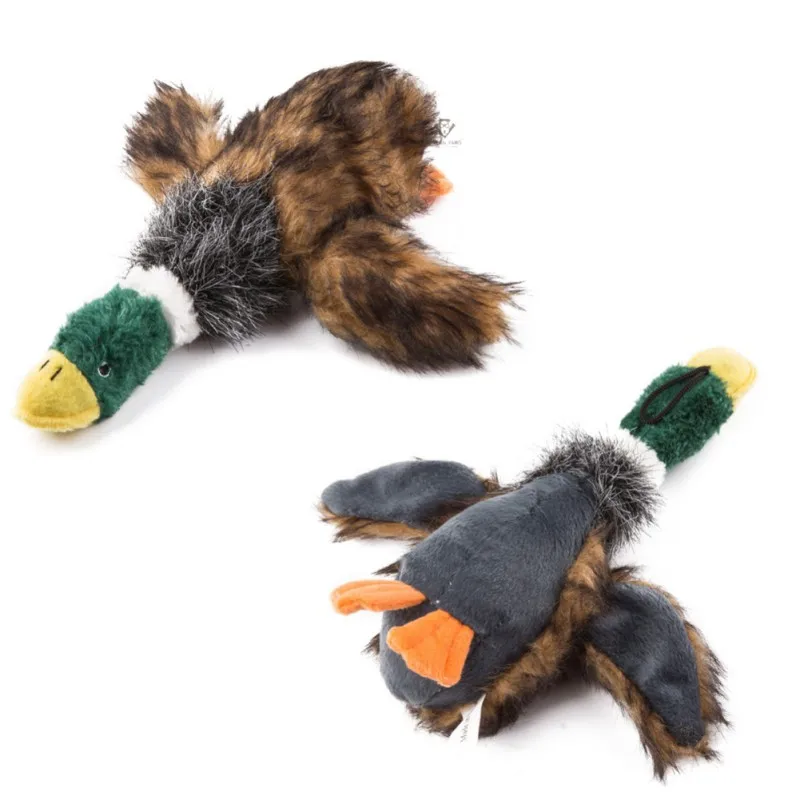 Classic Dog chewing Toys Stuffed Squeaking Duck  Plush Puppy for Dogs Pet Chew Squeaky Pet Trainning Products Dog Toys images - 6