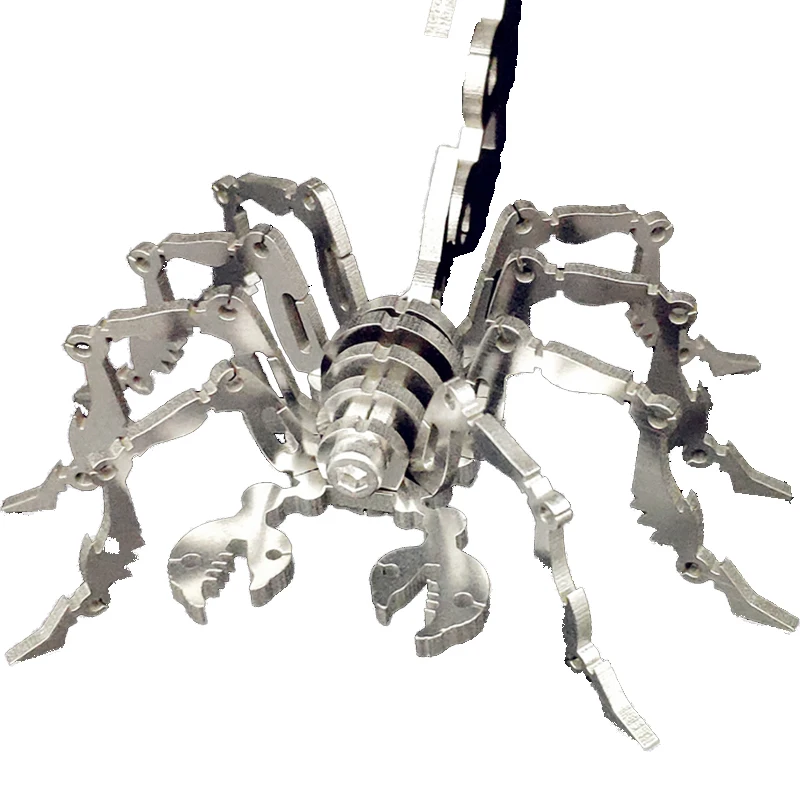 

3D Metal Puzzle Scorpion Models Kits Steel Warcraft DIY Assembled Jigsaw Detachable Educational Toys Puzzles Gifts For Adult