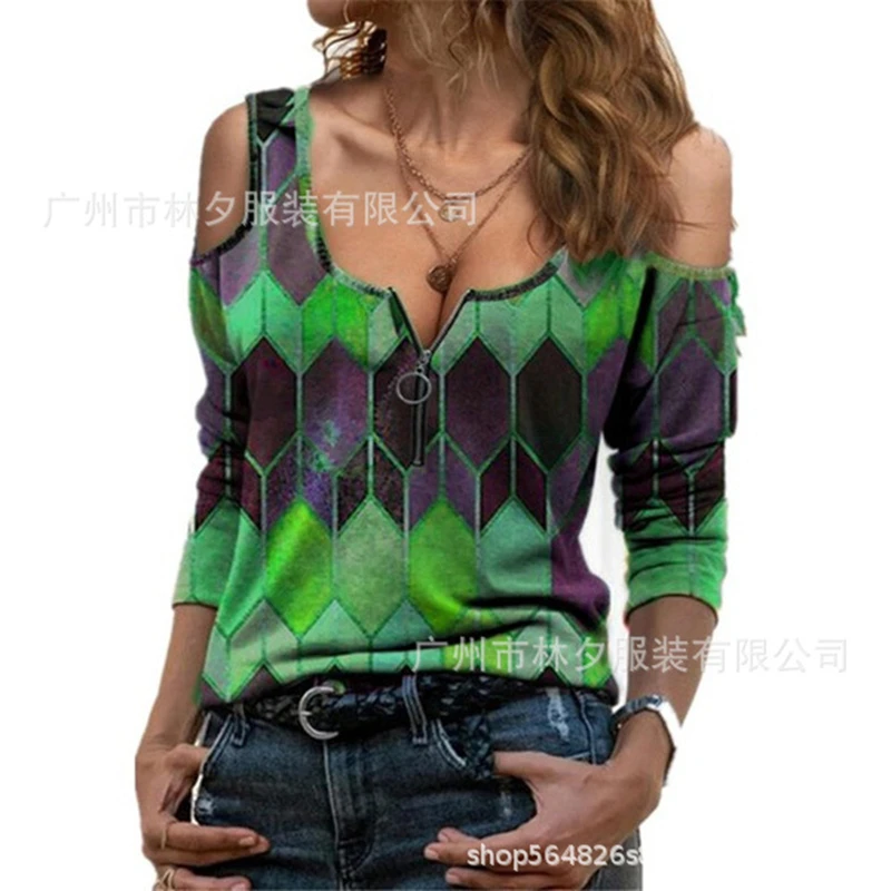 

2021 лето в Европа и США новая футболка с короткими рукавами с v-образным вырезом и рисунком «лимон свободного покроя Кофта для отдыха футболк...