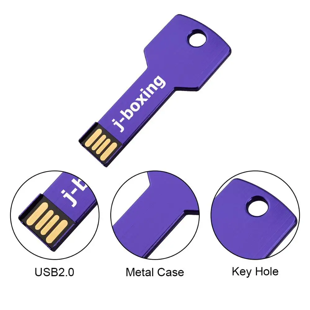 Флэш накопитель J boxing фиолетовый 16 ГБ USB флэш форма большого пальца 2 0 флешка карта