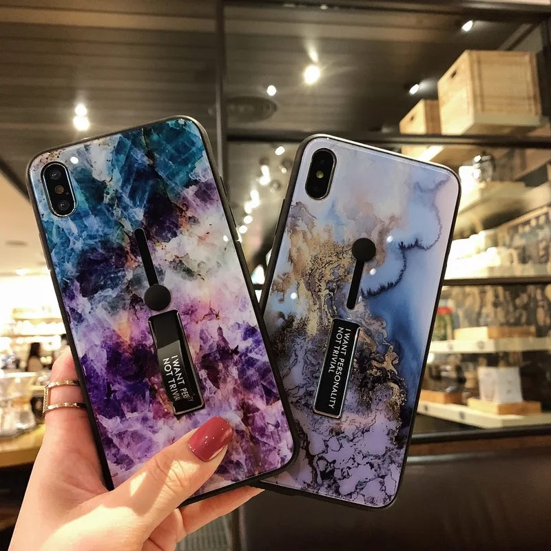 Чехол для Iphone 7 X XR 8 6S XS 6 роскошный модный винтажный абстрактный художественный