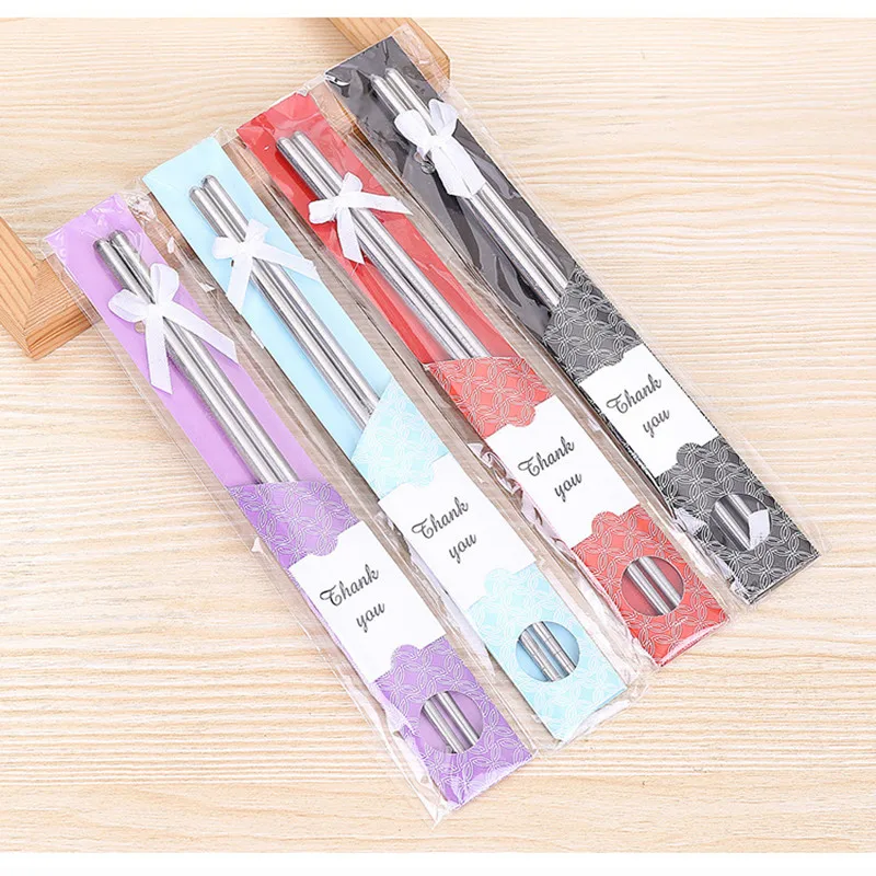 

20 пар, столовые палочки из нержавеющей стали в подарочной коробке