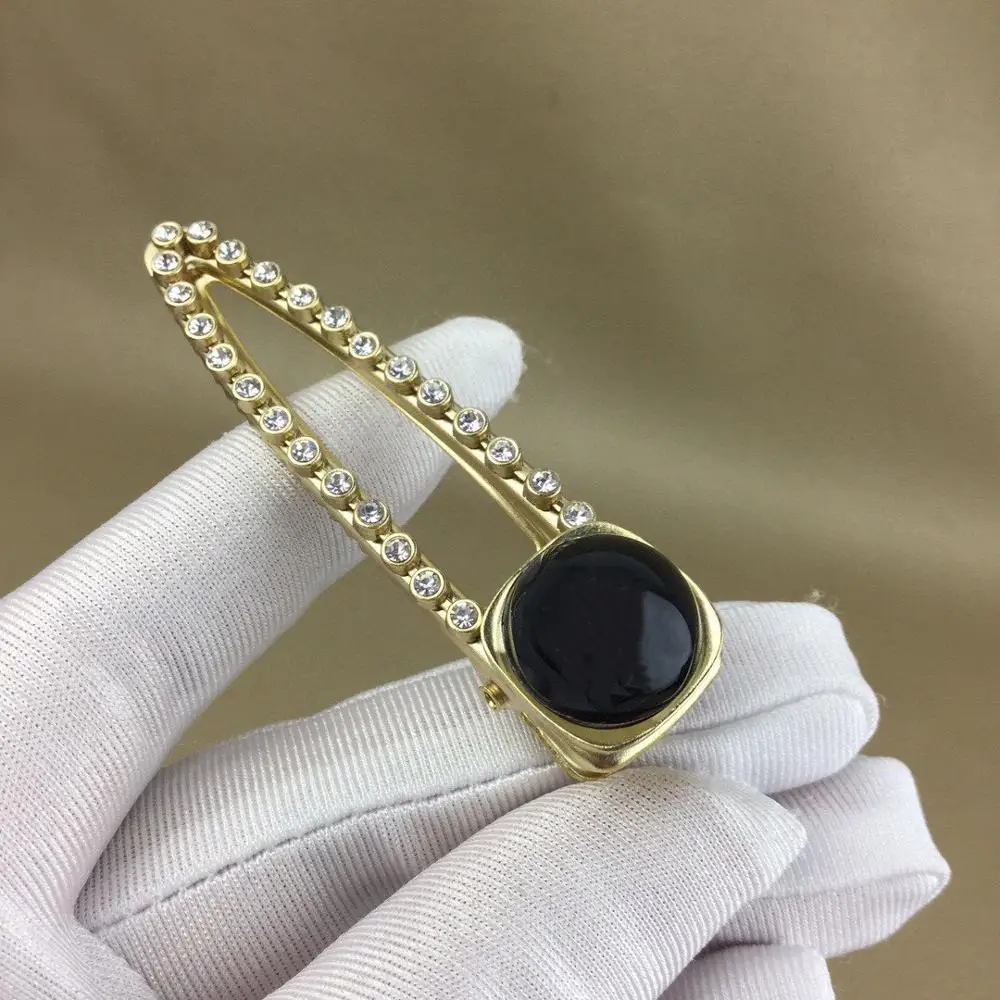 

2021 Fashion For Women Barrettes Beautiful Girls Hairwear Gold Color Feather Hair Jewelry