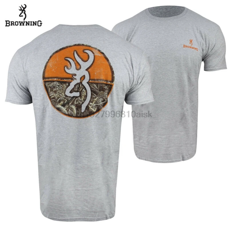 Футболка Browning Circle (XL)-спортивная серая RTMX-5 888999153552 | Мужская одежда