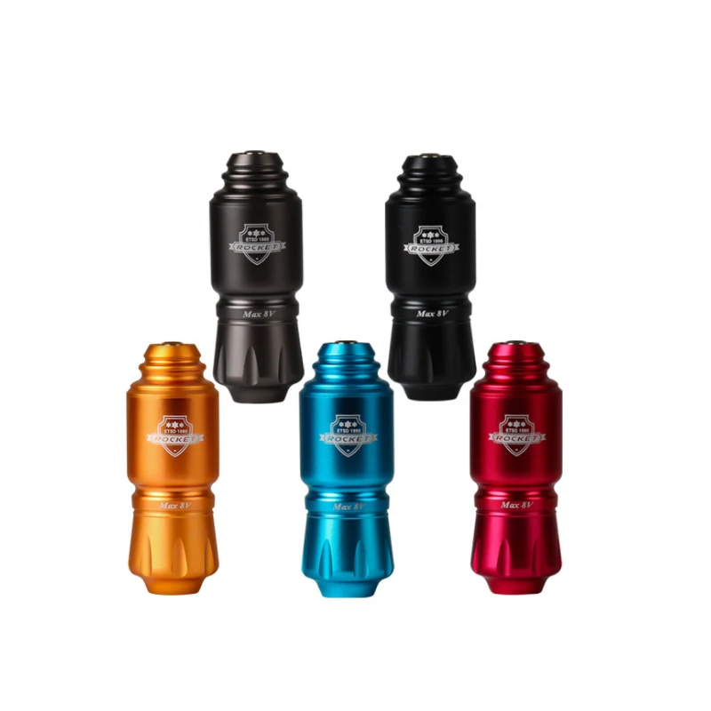 

Rocket Tattoo Pen Rotary Machine Powerful Machine Japan Motor RCA Cord Cartridge Needles Machine Tattoo Supply For Tattoo Artist