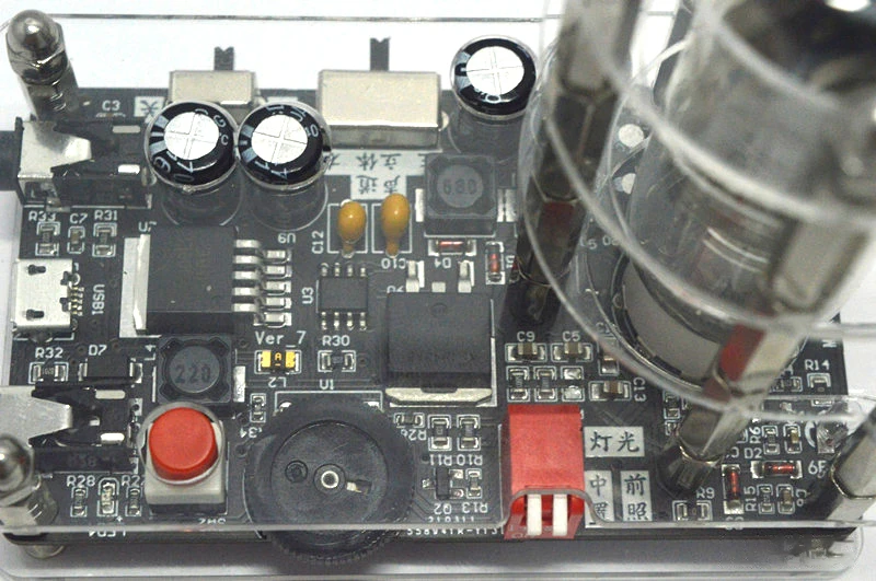 6E2 Трубка аудио VU meter cat eye трубка драйвер плата индикатор уровня USB 5 в источник