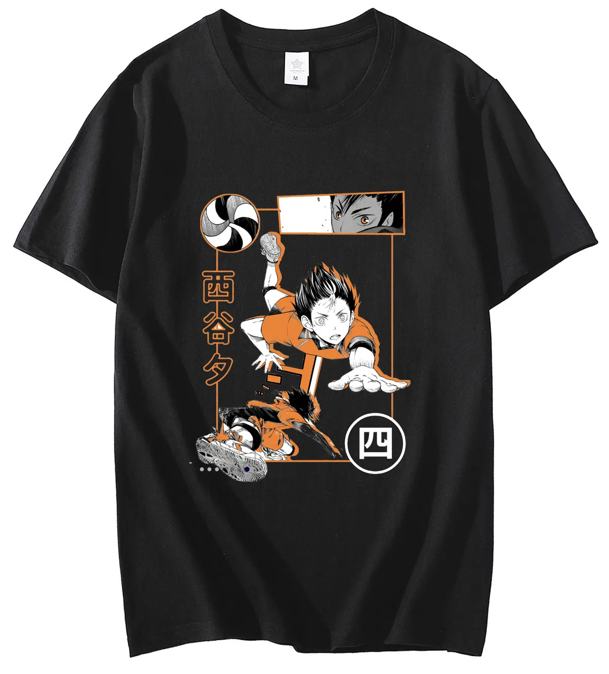 

Men T-shirts Anime Haikyuu Volleyball Oya Oya Oya Cool Print Shirt Casual Short Sleeve Harajuku Fashion cotton Shirt Tops Unisex