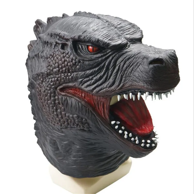 

Хэллоуин динозавр Маска латекс ужас головной убор полная маска для лица представление костюм реквизит для призрак фестиваль маска для вече...