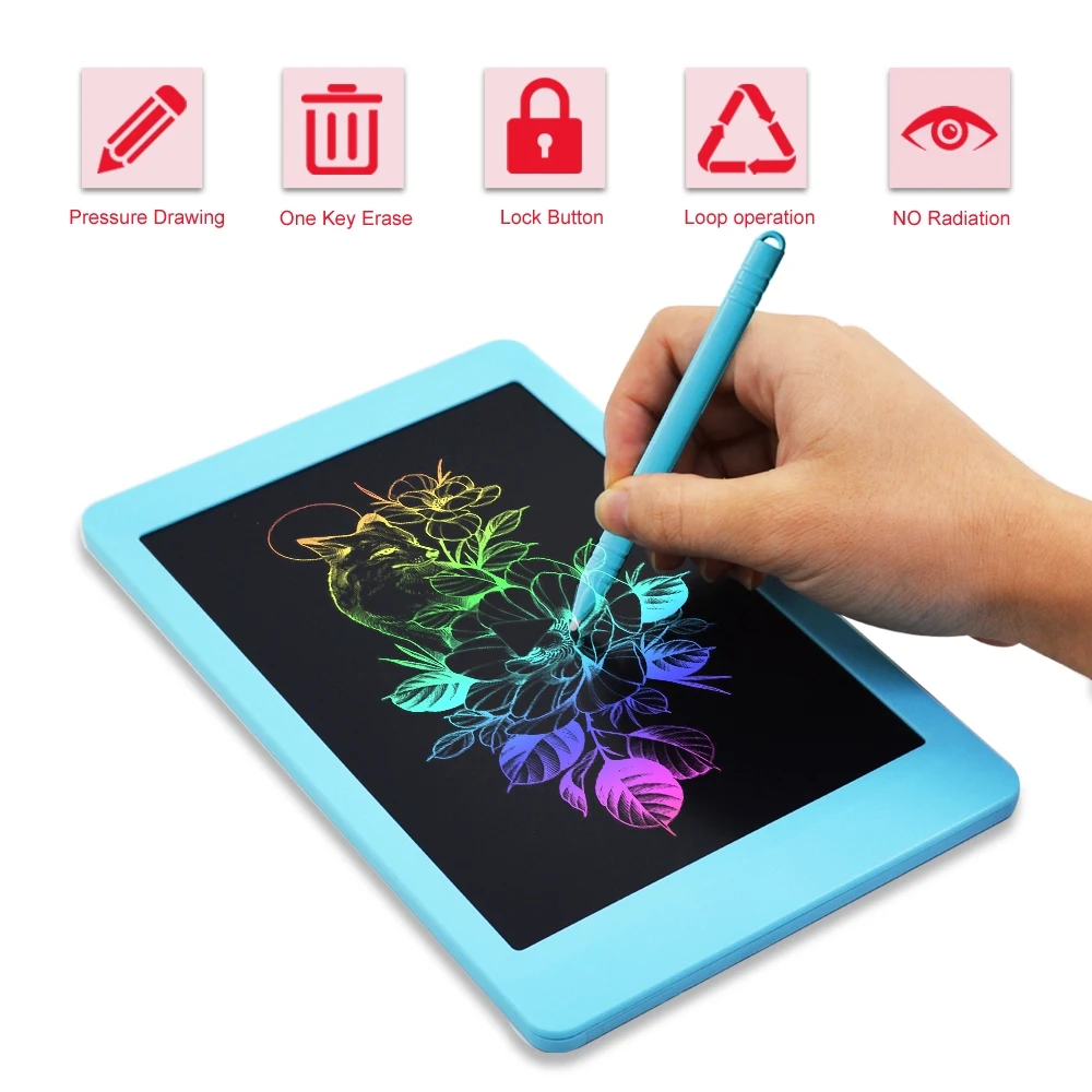 ЖК-дисплей доска для записей детская письменная электронный Doodle Pad 10 дюймовый