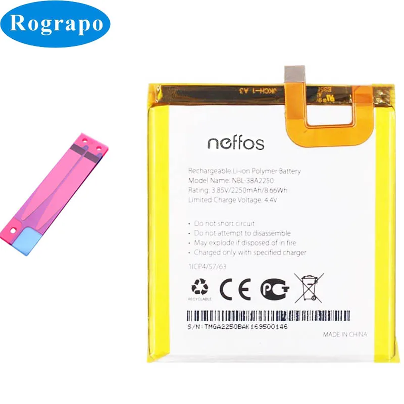 NBL 35B3000 40A2920 43A2500 4000 38A2250 2500 мобильный телефон Батарея для TP LINK Neffos X9 C7 Y7 C9A C7S X20 Pro X1 Lite