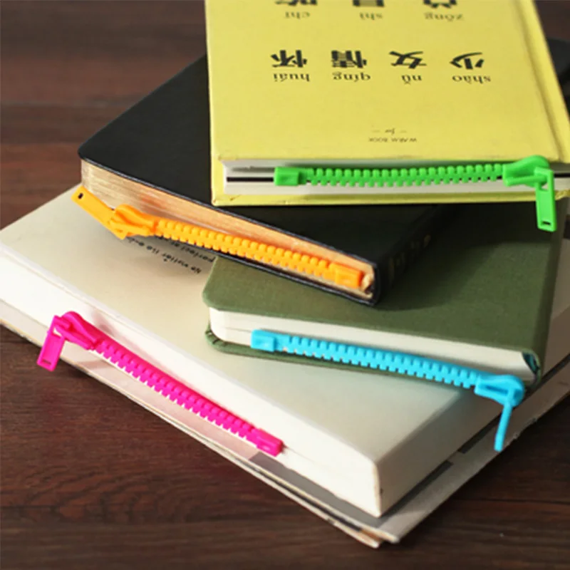 

3D Stereo Bookmark Cute Cartoon Zipper Marker Kawaii Bookmark Of Pages Kids Gifts School Stationery Supplies Paging Bookmark New
