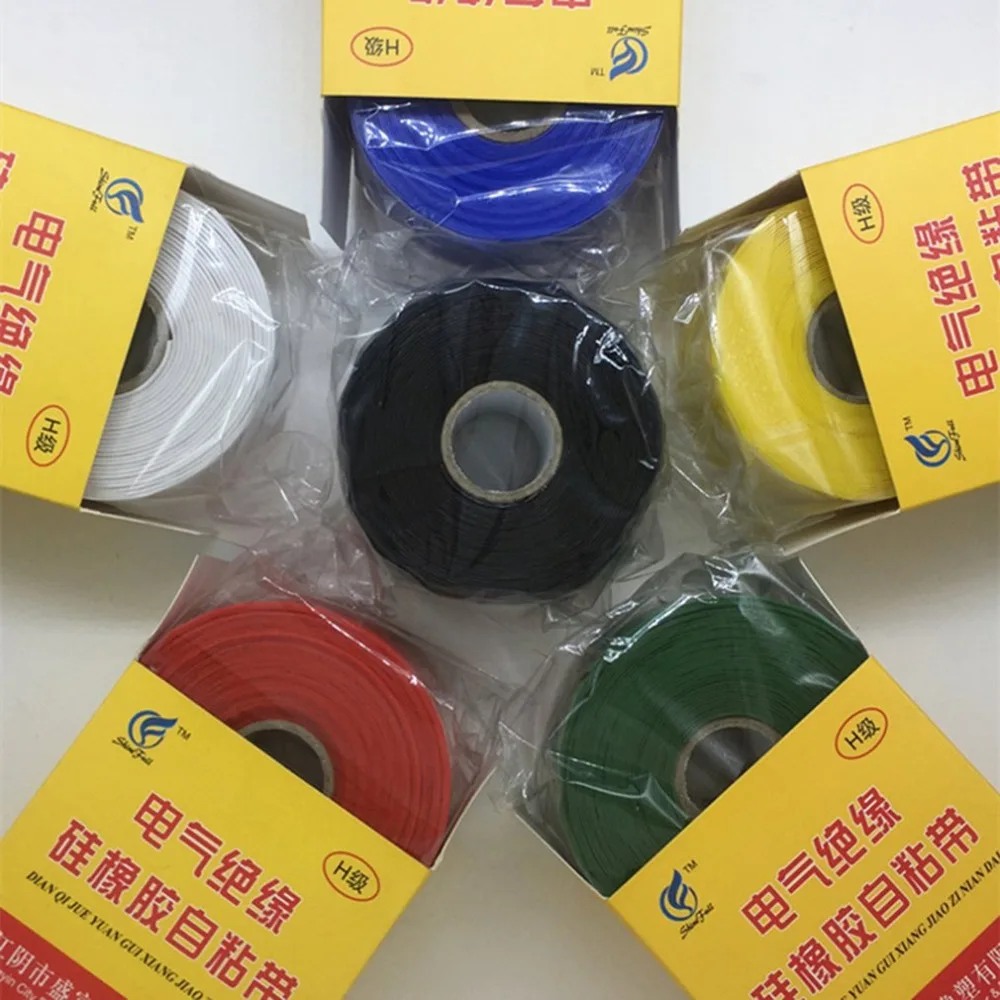 Multi-purpose Self-adhesive Strong Rubber Silicone Repair Waterproof Bonding Tape Rescue Self Fusing Wire