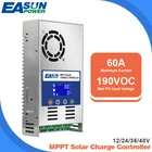 Источник питания EASUN Контроллер заряда солнечной батареи MPPT 60A и регулятор заряда солнечной панели 12В 24В 36В 48В батарея PV вход 190VOC